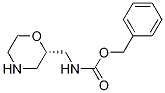 Structure of benzyl N-[[(2S)-morpholin-2-yl]methyl]carbamate
