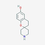 Spiro[3,4-dihydrochromene-2,4'-piperidine]-6-ol结构式