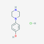 Structure of 4-(piperazin-1-yl)phenol hydrochloride