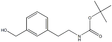 Structure of tert-butyl 3-(hydroxyMethyl)phenethylcarbaMate
