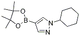 Structure of 1-Cyclohexyl-4-(4,4,5,5-tetraMethyl-1,3,2-dioxaborolan-2-yl)-1H-pyrazole