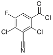 Structure of 3-CYANO-2,4-DICHLORO-5-FLUOROBENZOYLCHLORIDE