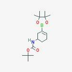 Chemical structure of tert-Butyl (3-hydroxycyclohexyl)carbamate