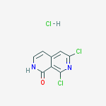 6,8-Dichloro-2,7-naphthyridin-1(2H)-one hydrochloride结构式
