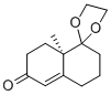 Structure of (R)-SPIRO[1,3-DIOXOLANE-2,1'(2'H)-NAPHTHALEN]-6'(5'H)-ONE,3',7',8',8'A-TETRAHYDRO-8'A-METHYL-