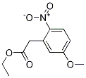 Structure of Benzeneacetic acid, 5-Methoxy-2-nitro-, ethyl ester