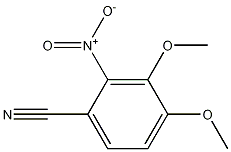 3,4-dimethoxy-2-nitrobenzonitrile结构式