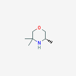 Structure of (5S)-3,3,5-trimethylmorpholine