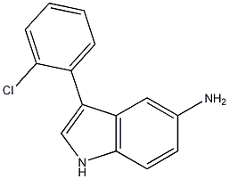 3-(2-氯苯基)-1H-吲唑-5-胺结构式