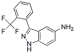 3-(2-(trifluoromethyl)phenyl)-1H-indazol-5-amine结构式