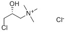 Structure of (R)-(+)-(3-CHLORO-2-HYDROXYPROPYL)TRIMETHYLAMMONIUM CHLORIDE