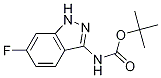Structure of 3-(Boc-aMino)-6-fluoro-1H-indazole