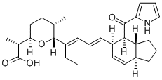 Structure of 16-deethylindanomycin