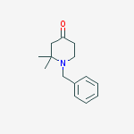 Structure of 1-benzyl-2,2-dimethylpiperidin-4-one