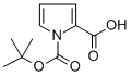 Structure of 1-(tert-Butoxycarbonyl)-1H-pyrrole-2-carboxylic acid