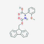 Fmoc-(S)-2-methoxyphenylglycine结构式