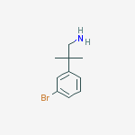 Benzeneethanamine, 3-bromo-b,b-dimethyl-结构式