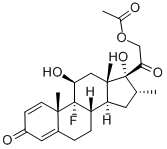 Structure of Dexamethasone-17-acetate