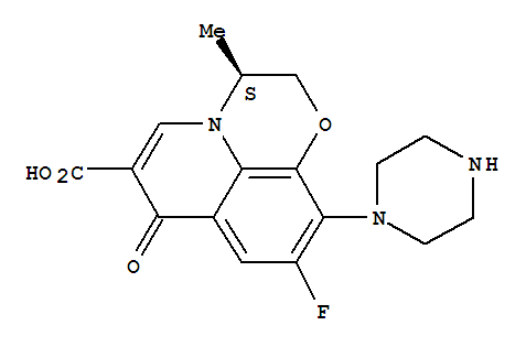 Structure of Desmethyl Levofloxacin