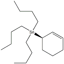 Structure of Tributyl(1R)-2-cyclohexen-1-yl-stannane