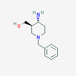 Structure of TRANS-4-AMINO-1-BENZYL-3-HYDROXYMETHYL PIPERIDINE