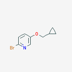 2-bromo-5-(cyclopropylmethoxy)pyridine结构式