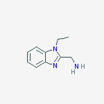 Structure of 1-(1-ETHYL-1H-BENZIMIDAZOL-2-YL)METHANAMINE X2HCL