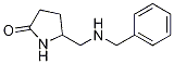 5-((benzylaMino)Methyl)pyrrolidin-2-one hydrochloride结构式