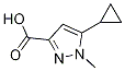 Structure of 5-Cyclopropyl-1-methyl-1H-pyrazole-3-carboxylic acid