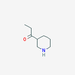 Structure of 1-PIPERIDIN-3-YLPROPAN-1-ONE 95%