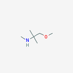 (2-methoxy-1,1-dimethylethyl)methylamine(SALTDATA: 1HCl 0.15H2O)结构式