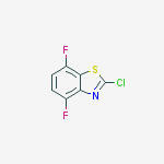 Structure of 2-chloro-4,7-difluorobenzothiazole
