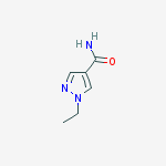 1-ethyl-1H-pyrazole-4-carboxamide结构式