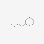 Structure of N-methyl-2-(tetrahydro-2H-pyran-2-yl)ethanamine