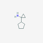 Structure of (1-CYCLOPENTYLCYCLOPROPYL)AMINE, 95%
