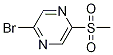 2-bromo-5-(methylsulfonyl)Pyrazine结构式