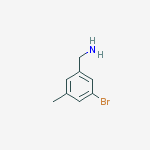 Structure of (3-bromo-5-methylphenyl)methanamine