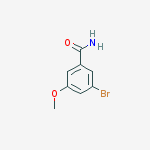 3-broMo-5-MethoxybenzaMide结构式