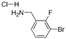 Structure of (3-bromo-2-fluorophenyl)methanamine hydrochloride