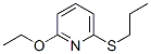 Structure of PYRIDINE,2-ETHOXY-6-(PROPYLTHIO)-