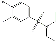 Structure of 4-Bromo-N,N-diethyl-3-methylbenzenesulfonamide
