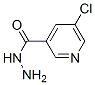 Structure of 3-Pyridinecarboxylicacid, 5-chloro-, hydrazide