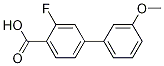 3-Fluoro-3'-methoxy-[1,1'-biphenyl]-4-carboxylic acid结构式