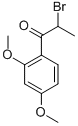 Structure of 2-bromo-2-4-dimethoxypropiophenone