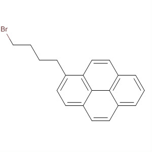 Structure of Pyrene, 1-(4-bromobutyl)-