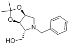 Structure of ((3AR,4R,6AS)-5-BENZYL-2,2-DIMETHYL-TETRAHYDRO-[1,3]DIOXOLO[4,5-C]PYRROL-4-YL)-METHANOL