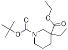 Structure of Ethyl 1-Boc-3-ethylpiperidine-3-carboxylate