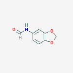 N-(benzo[1,3]dioxol-5-yl)-formamide结构式