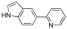 Structure of 1H-Indole, 5-(2-pyridinyl)-