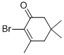 Structure of 2-BROMO-3,5,5-TRIMETHYL-CYCLOHEX-2-ENONE